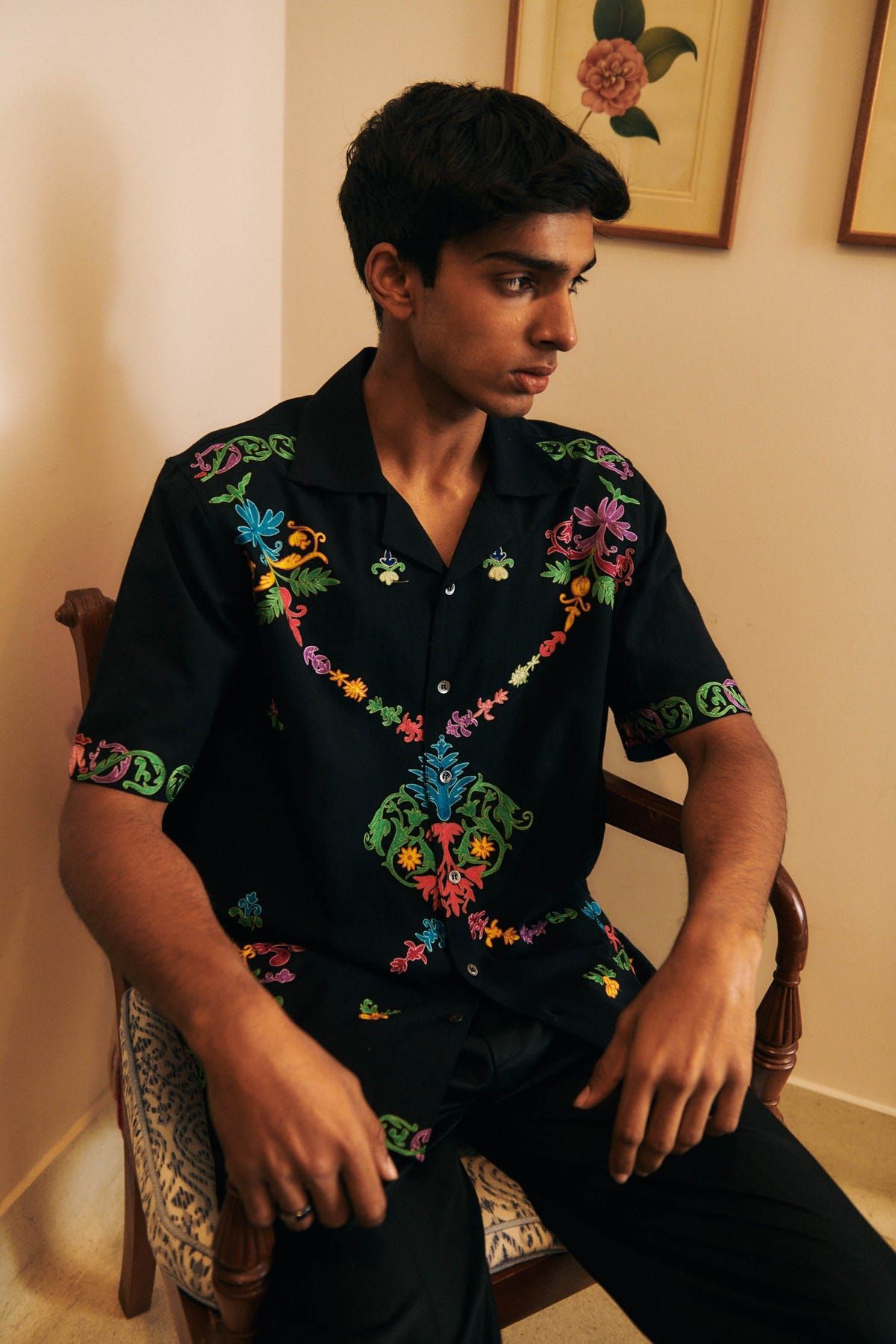 "Gulmarg" embroidered shirt - image 5