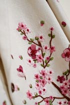 "Cherry blossoms" hand embroidered resort blazer view 3