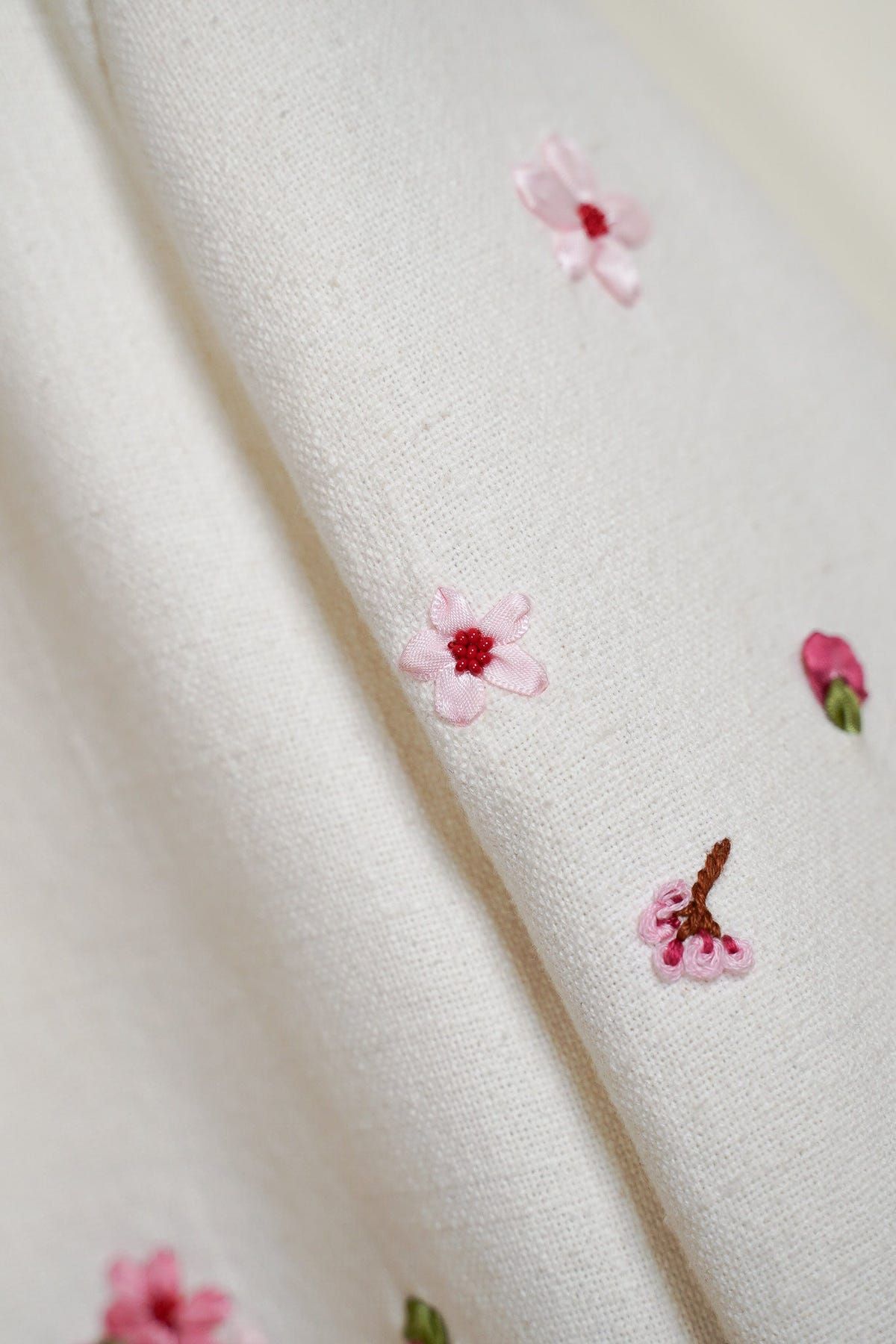 "Cherry blossoms" hand embroidered resort blazer - image 4