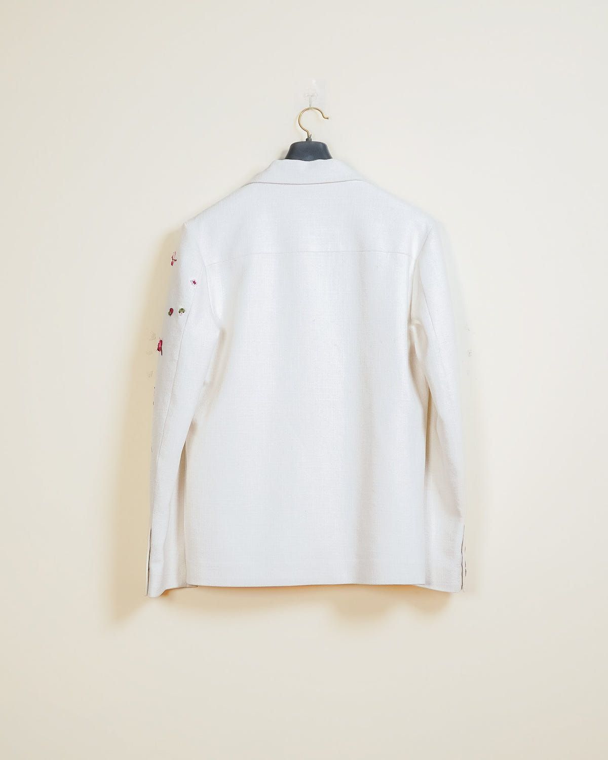 "Cherry blossoms" hand embroidered resort blazer - image 5