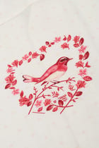 Lovebirds border print shirt view 2