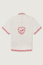 Lovebirds border print shirt view 3