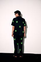 "Good luck" appliqué pants view 2