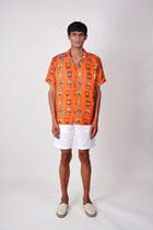 Silk matchbox shirt view 2