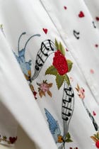 "Love songs" hand embroidered Shirt view 2