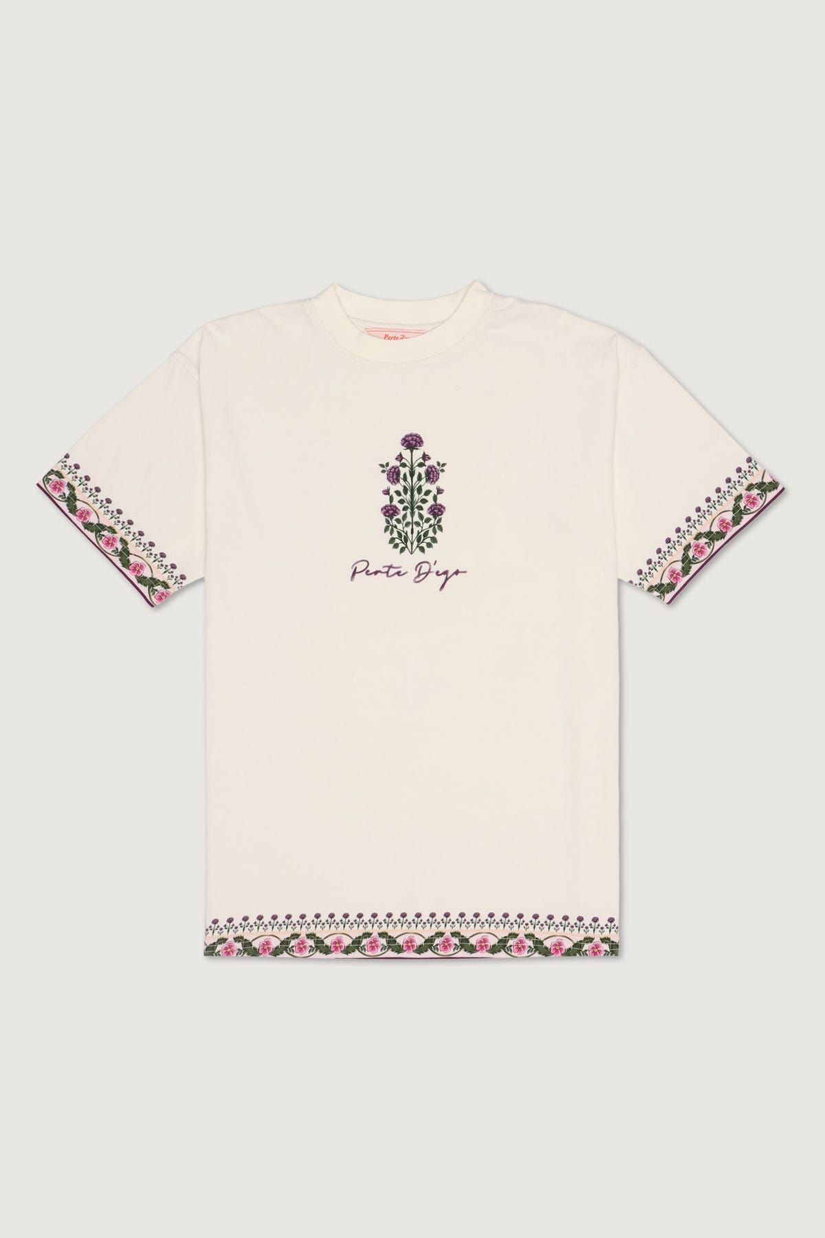 "Floral border" T-Shirt - image 1