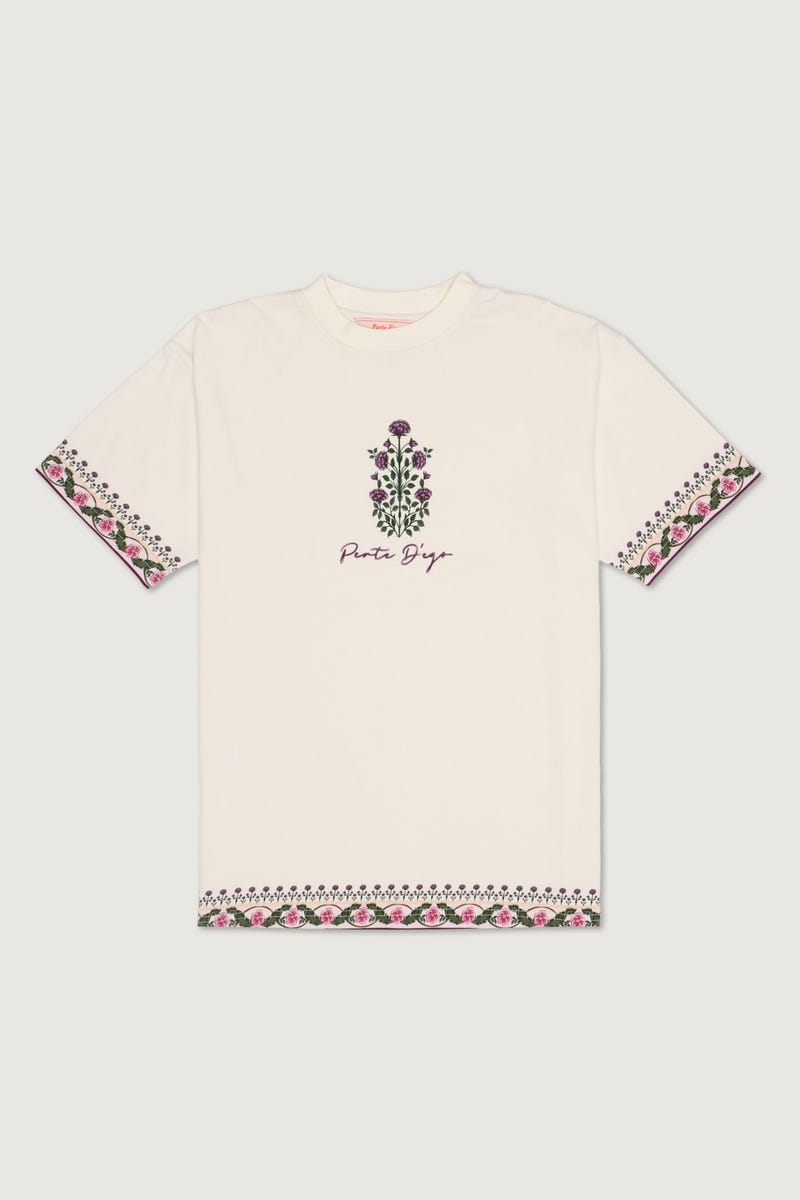 "Floral border" T-Shirt