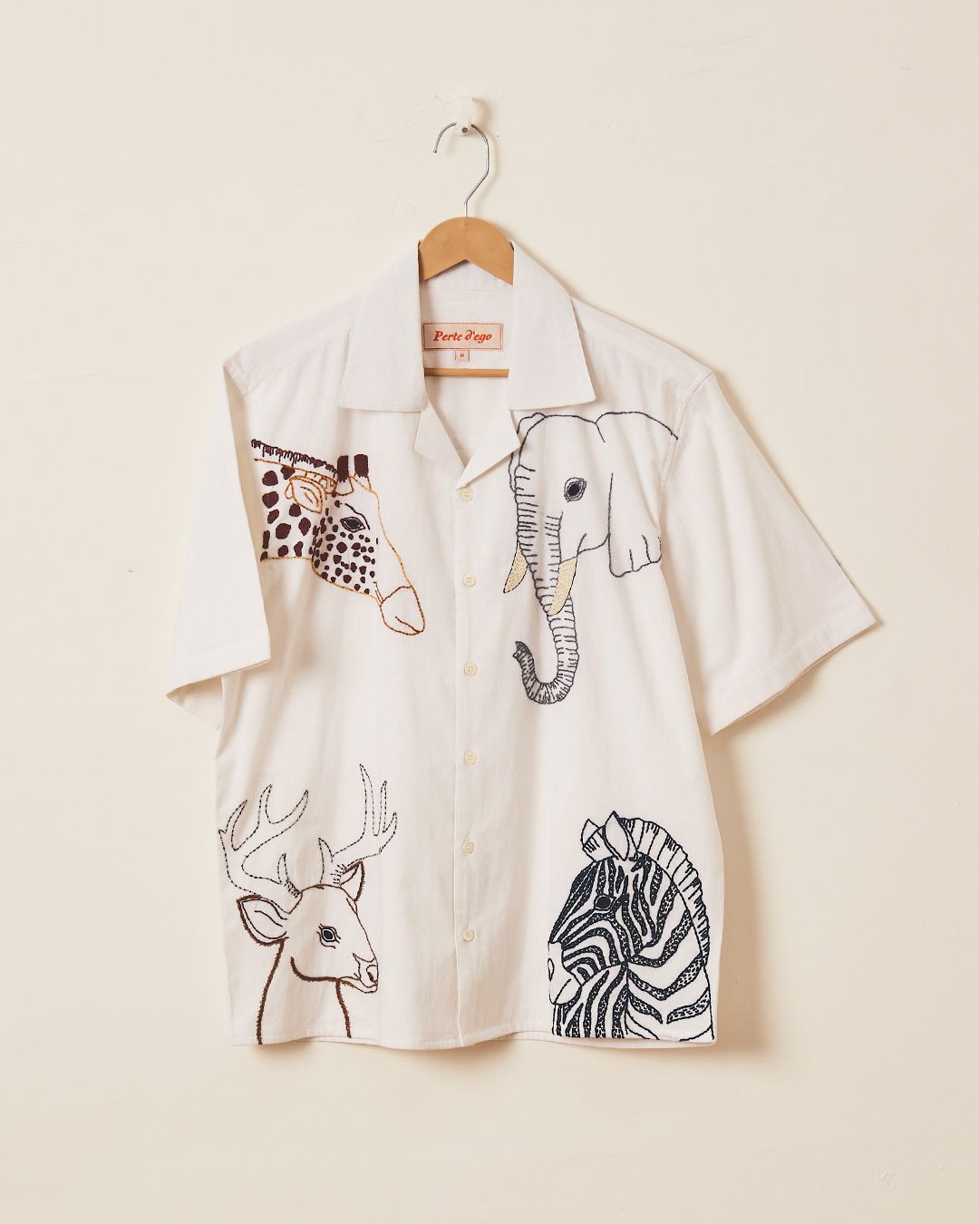 “Le savanna” hand embroidered shirt - image 1