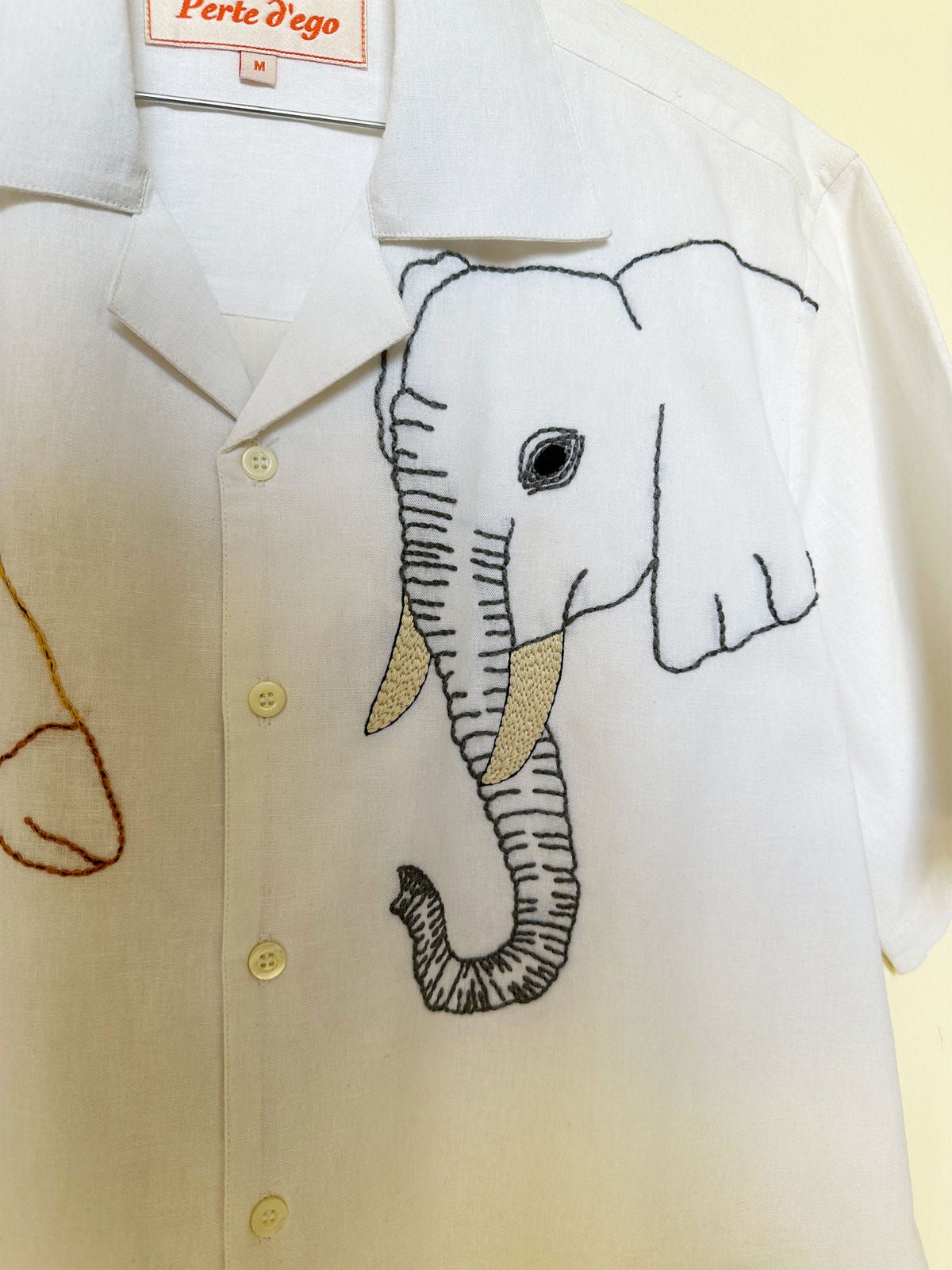 “Le savanna” hand embroidered shirt - image 3
