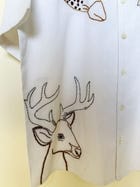 “Le savanna” hand embroidered shirt view 5
