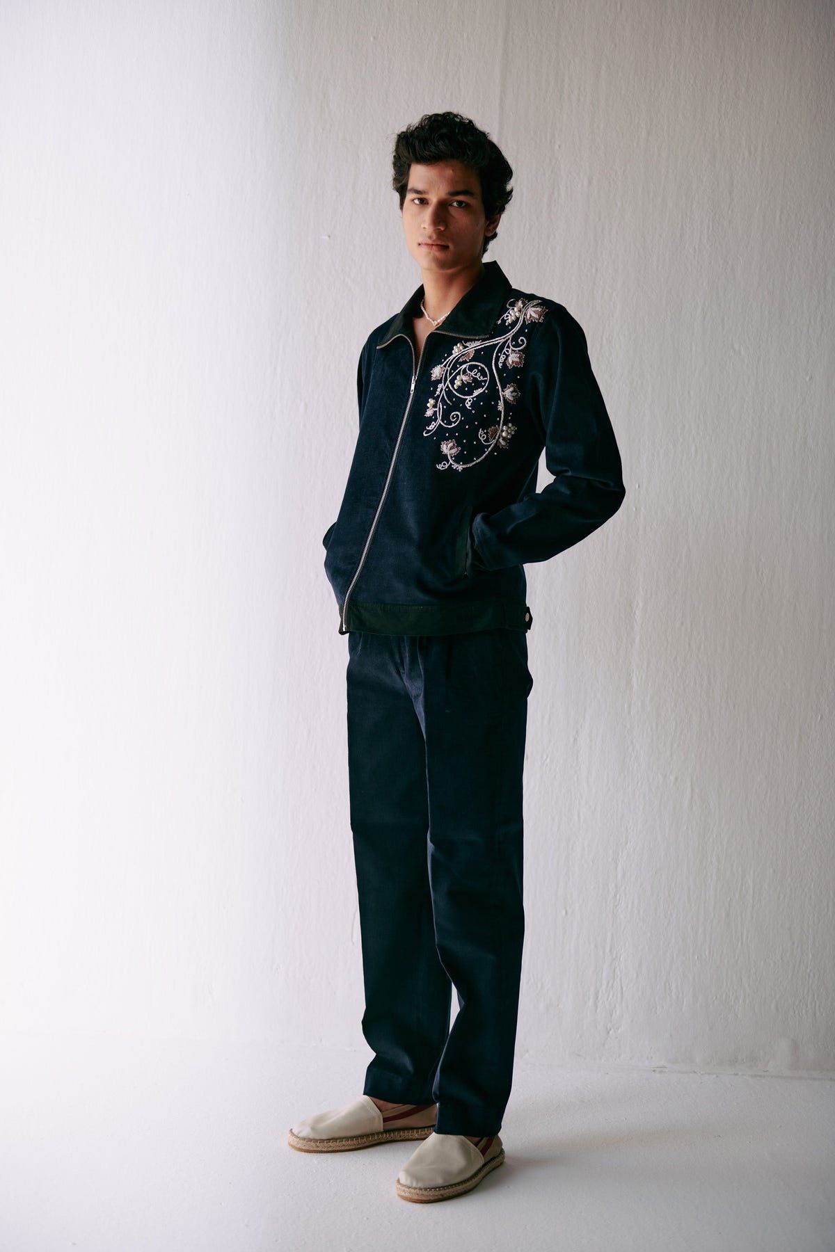 Amalfi embroidered zip up jacket - image 2