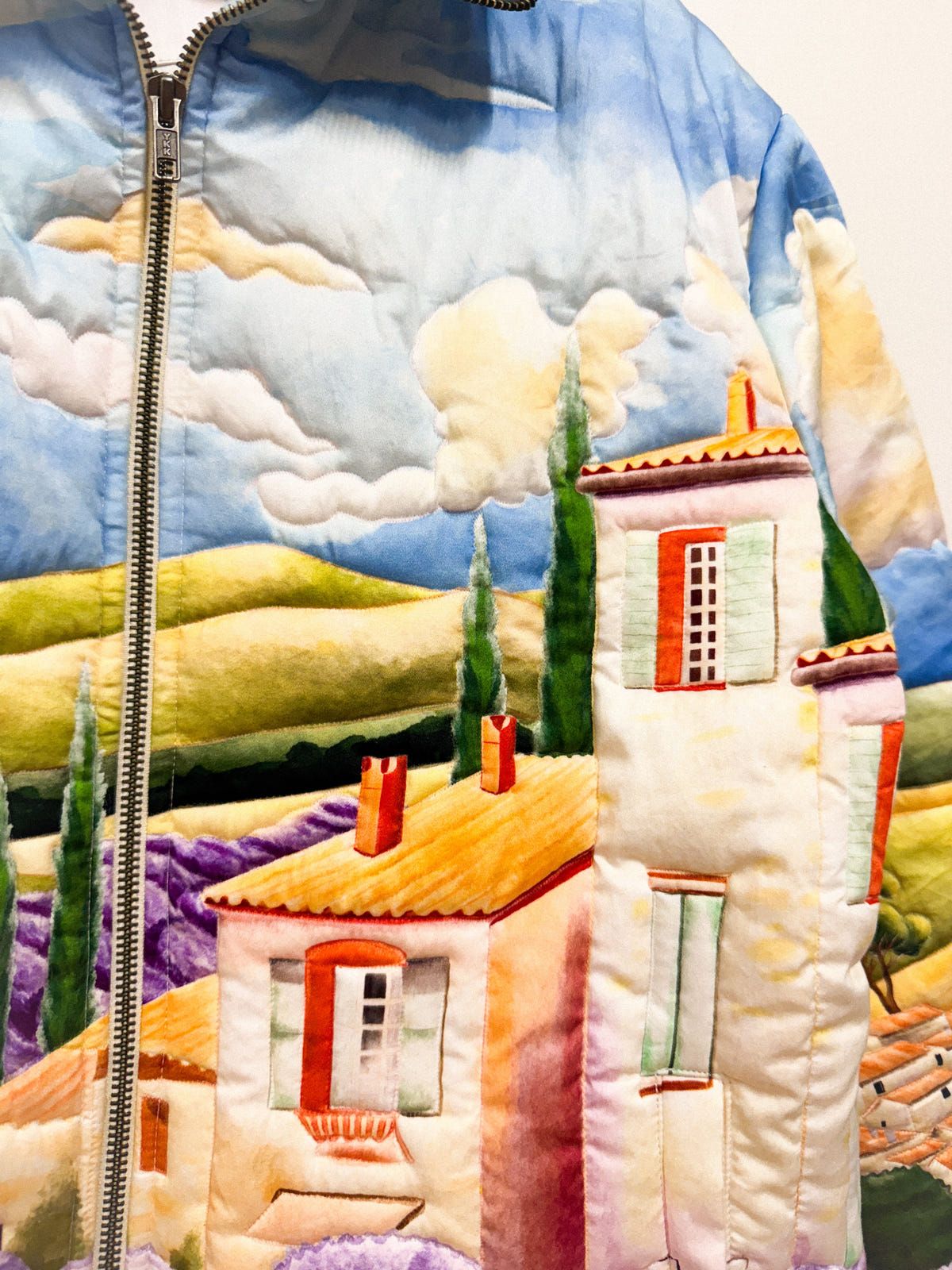 "Lavender fields" quilted jacket - image 2