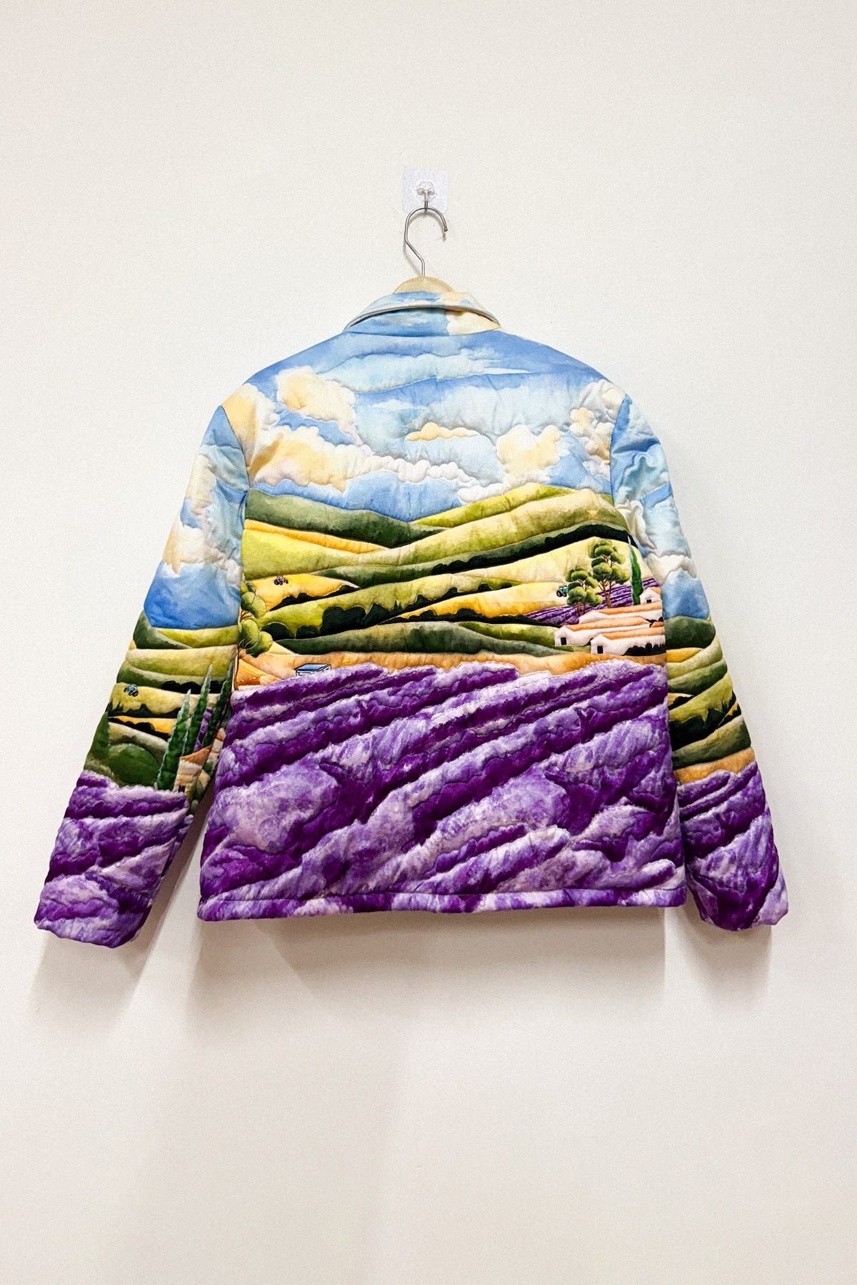 "Lavender fields" quilted jacket - image 3