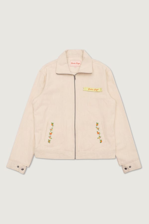 Perte D'ego — Around the world" hand embroidered jacket