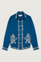 Heritage Bloom Embroidered Shirt view 1