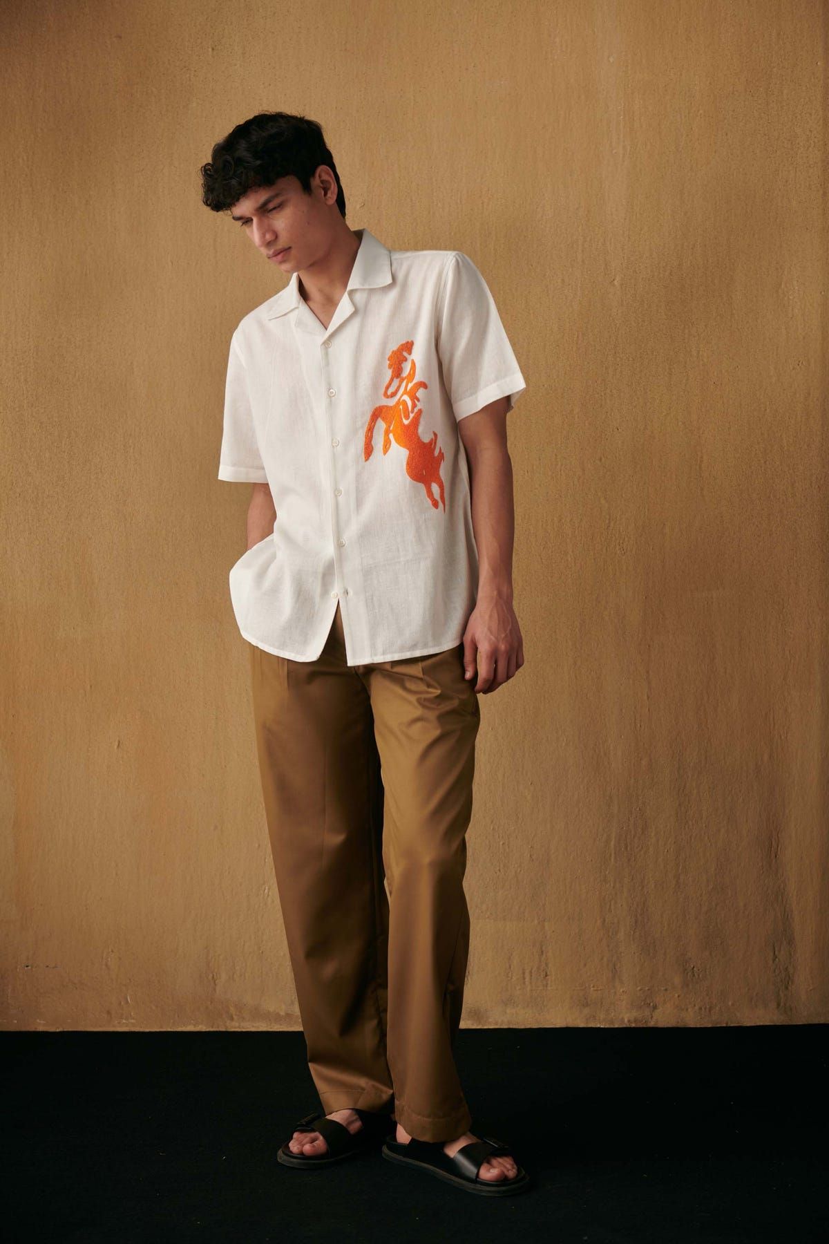 “La cavalerie” embroidered shirt - image 3