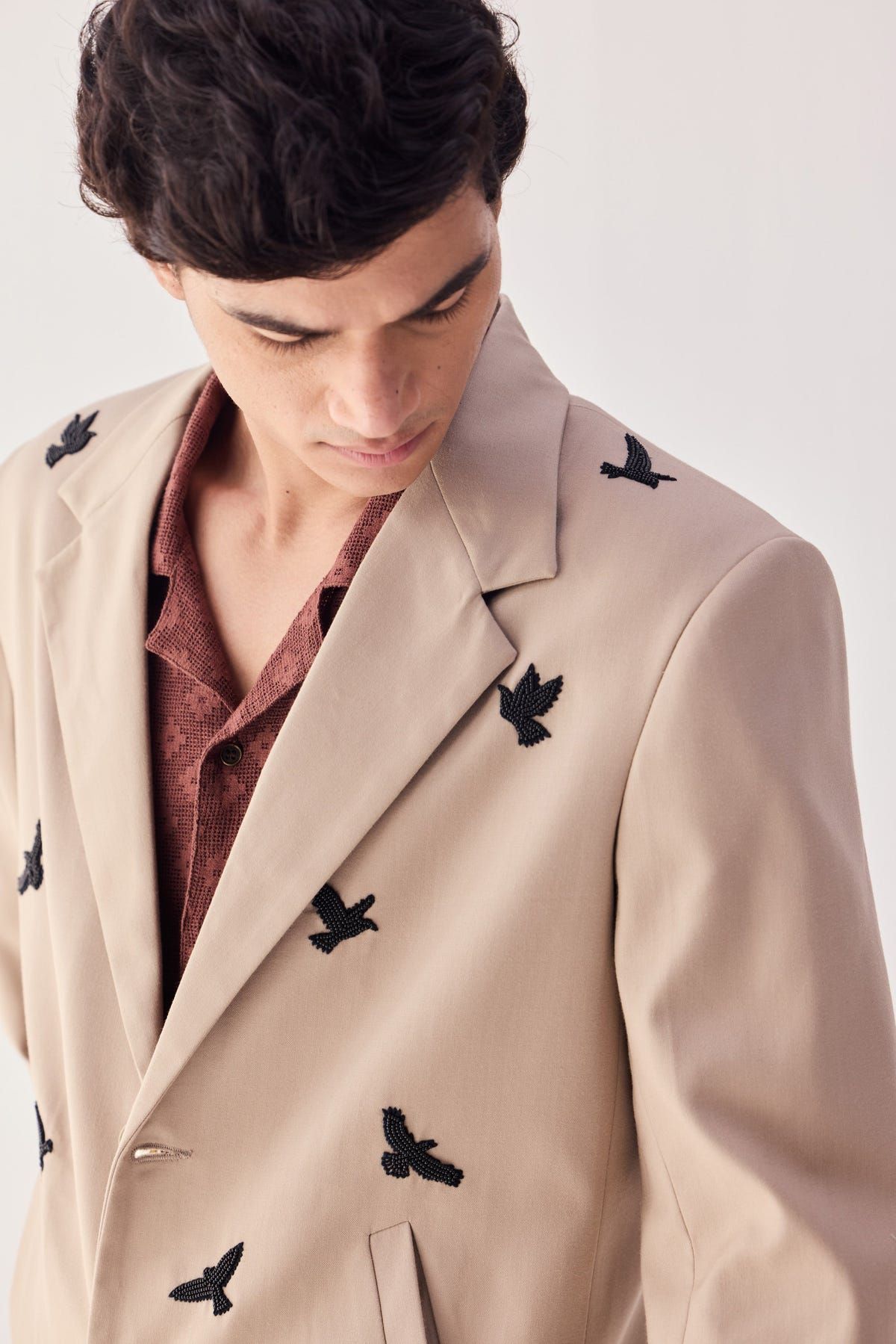 "Le Serengeti" hand embroidered overcoat - image 3