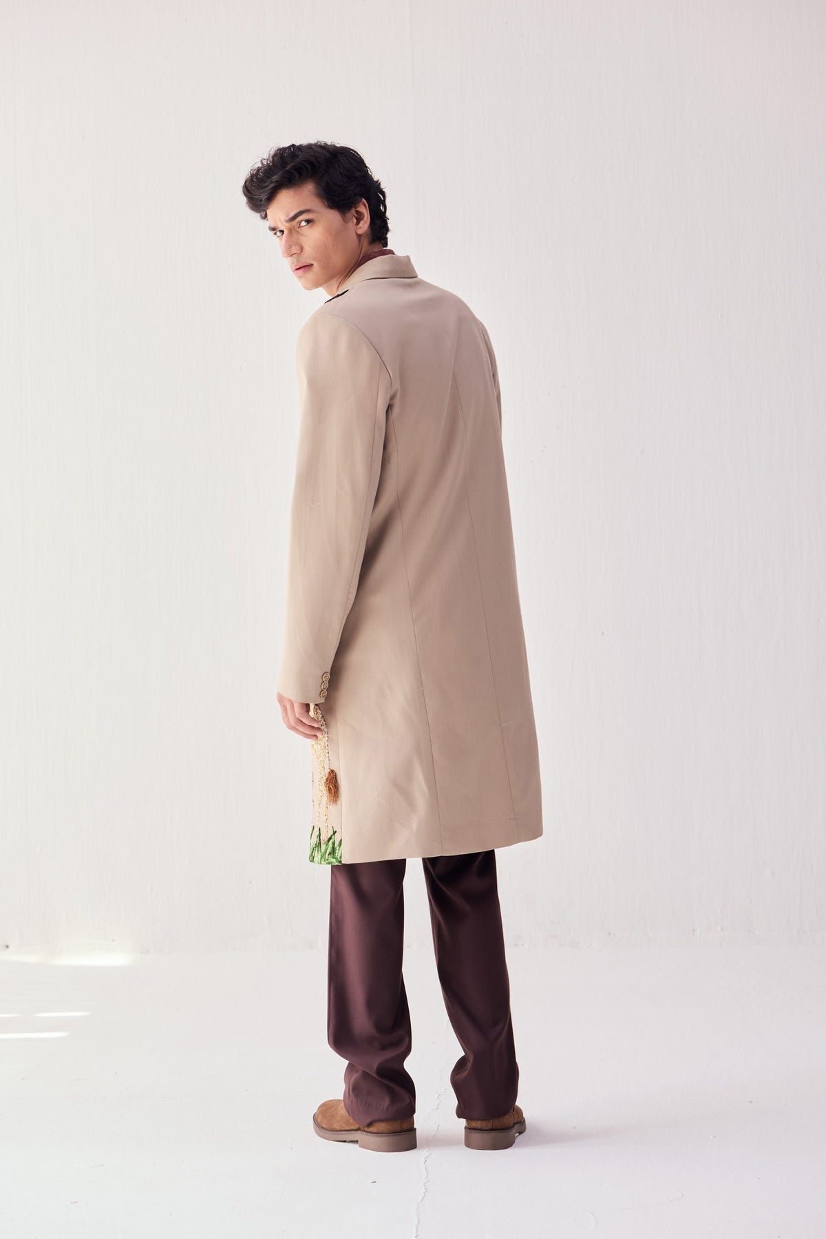 "Le Serengeti" hand embroidered overcoat - image 4