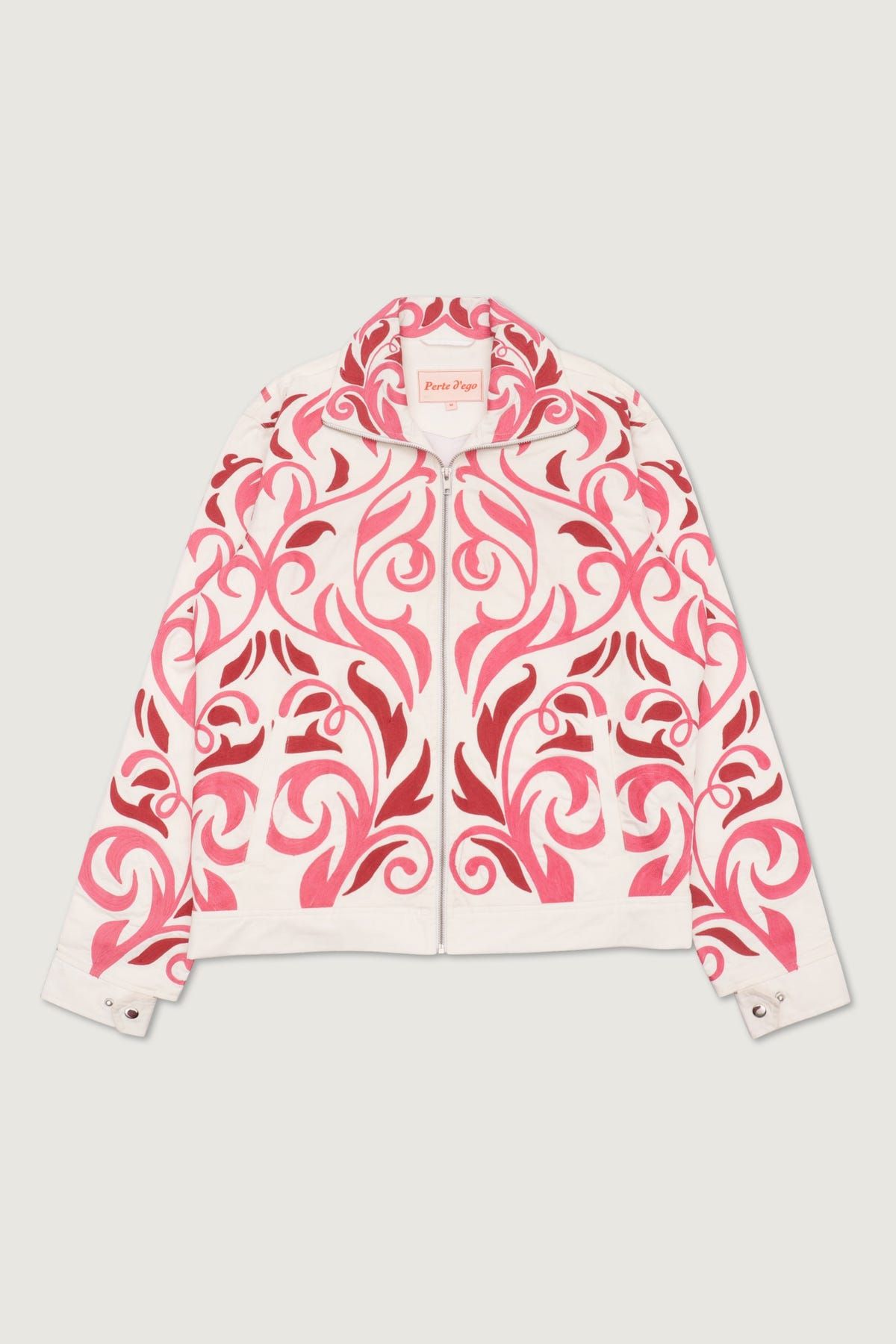 Kashida embroidered zip up jacket - image 1