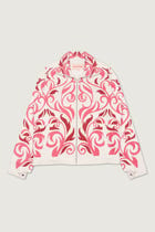 Kashida embroidered zip up jacket view 1