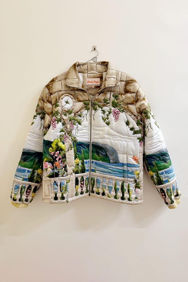 Perte D'ego — "Amalfi coast" quilted jacket