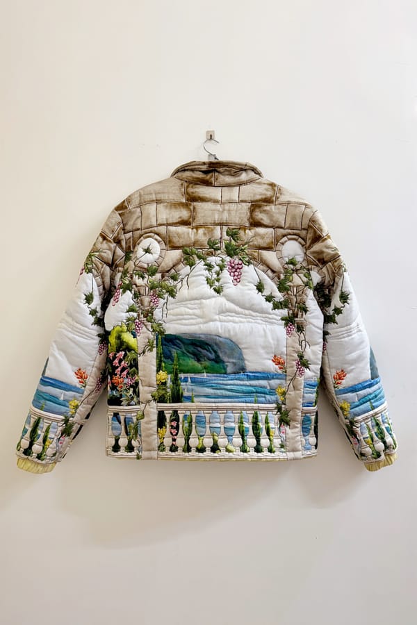 Perte D'ego — "Amalfi coast" quilted jacket