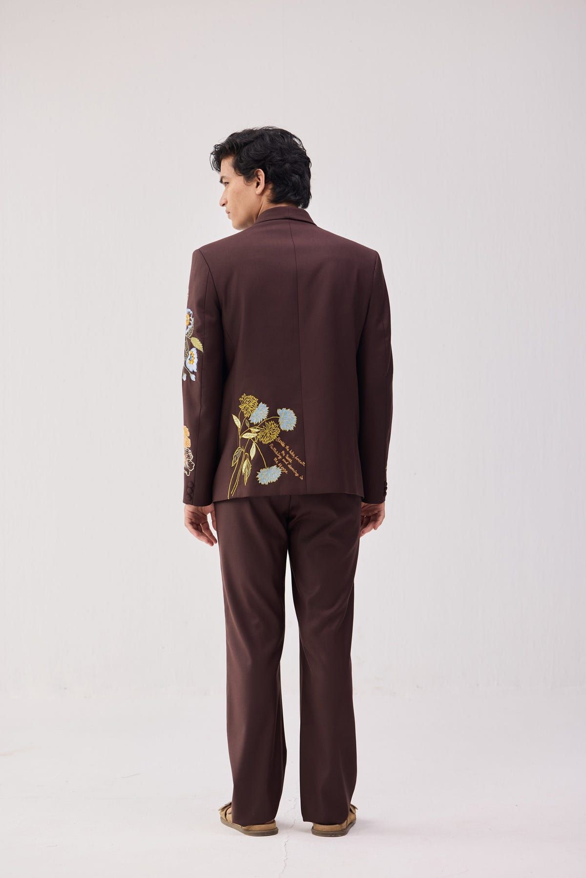 "The secret garden" embroidered casual wedding blazer - image 5