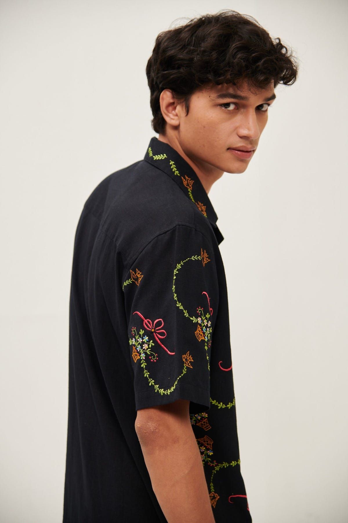 “Le Sicily” embroidered shirt - image 4