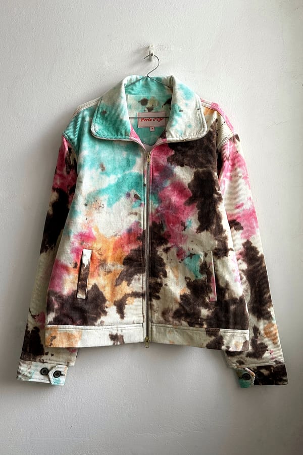 Perte D'ego — Psychedelic Corduroy racer jacket