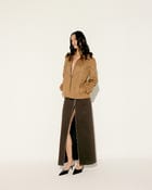 Stonework slit skirt view 1