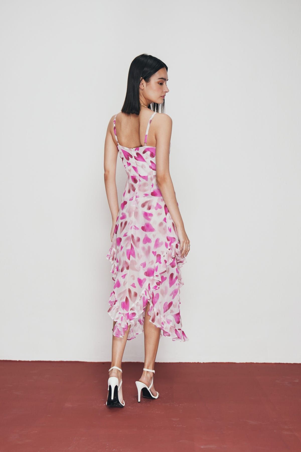 Rosalie Heart Ruffle Dress - image 4