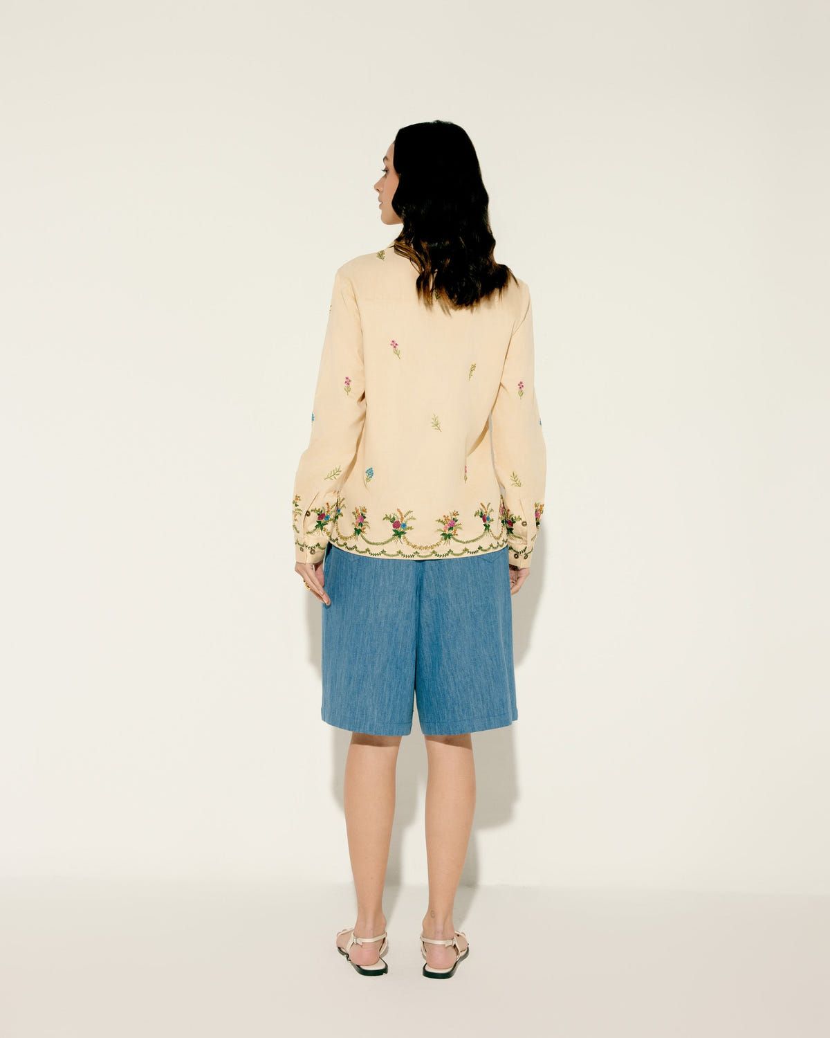 Victorian Border Embroidery shirt - image 5