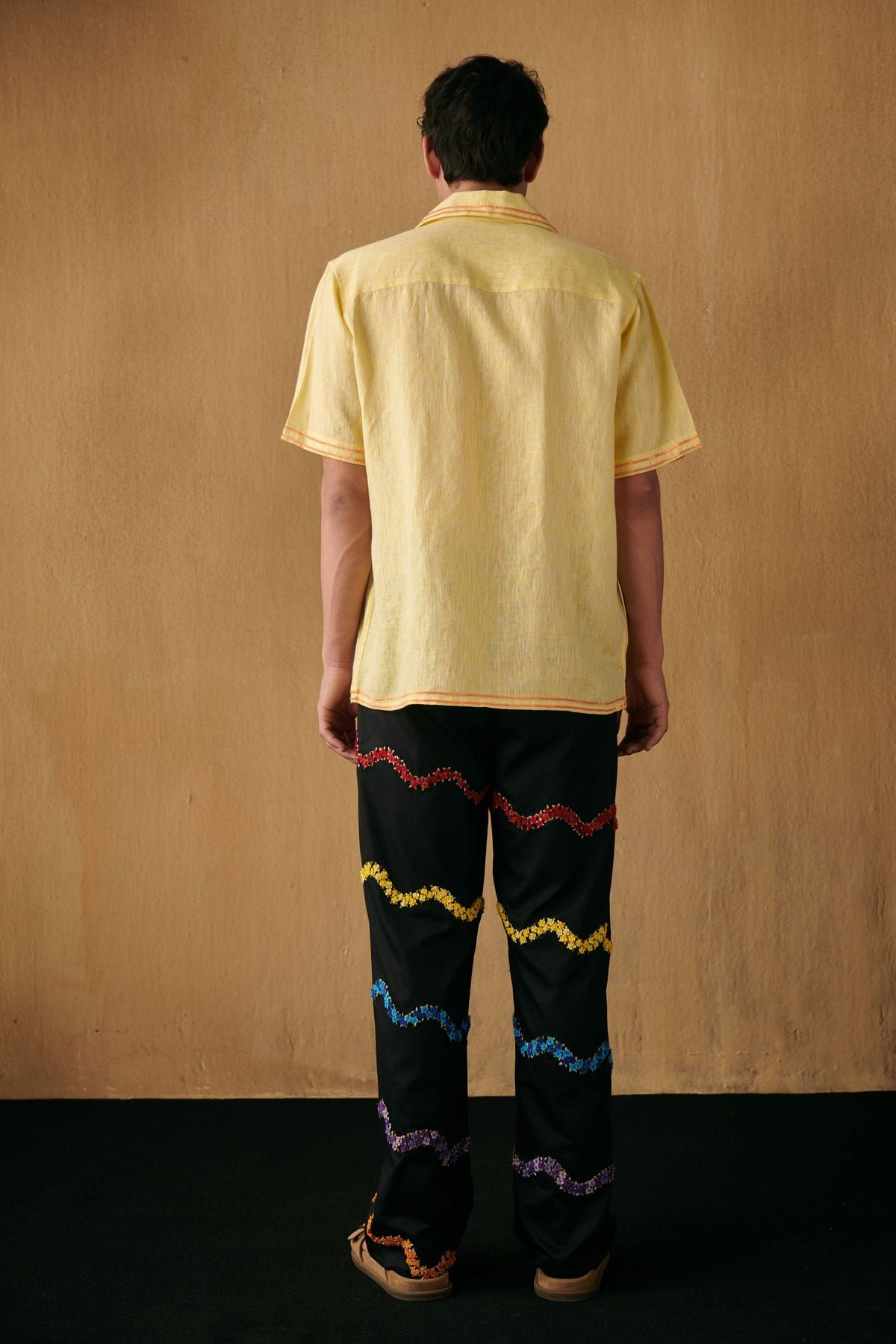 "Le mushroom" hand embroidered shirt - image 5