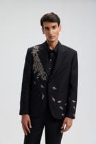 Moonlit Vine Hand embroidered Blazer view 1