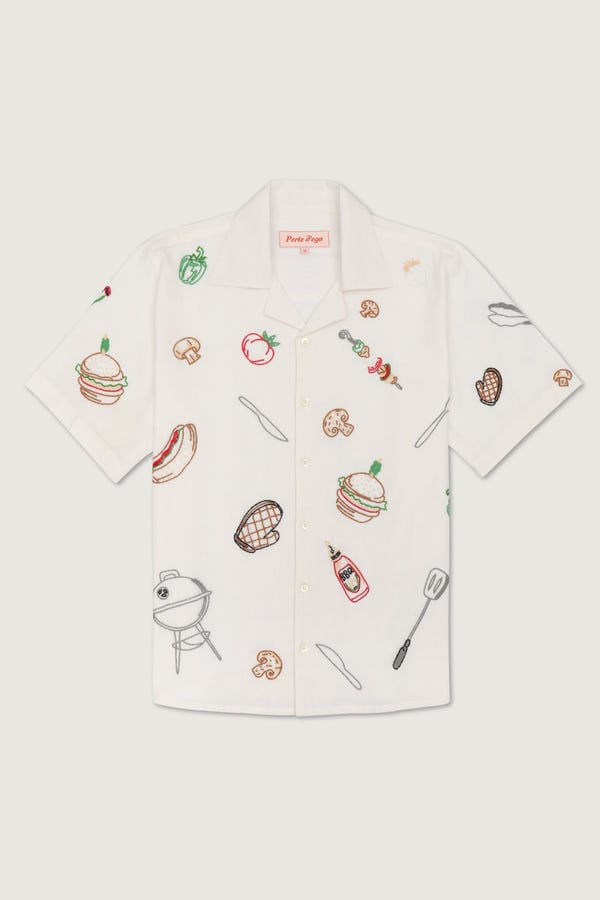 Perte D'ego — BBQ beadwork shirt