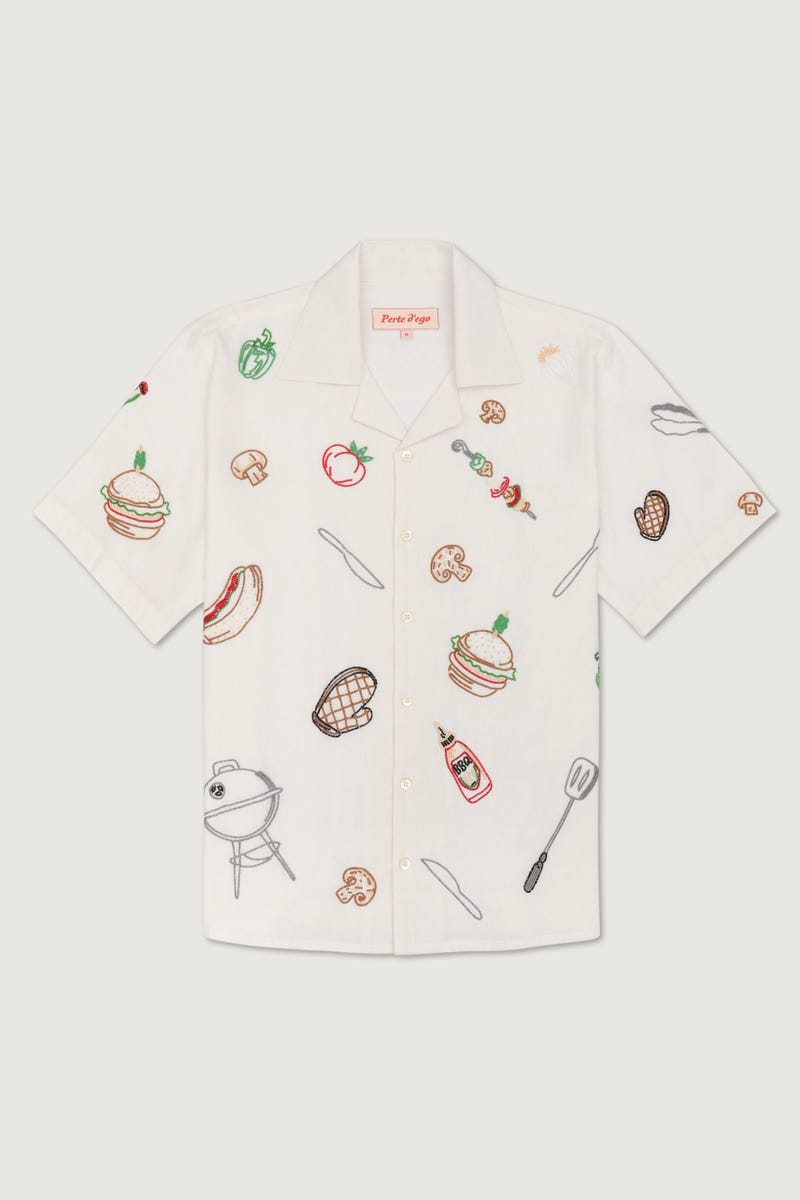 BBQ beadwork shirt