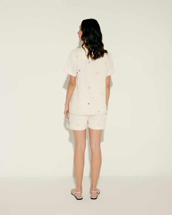 Perte D'ego — Floral Beaded Shorts