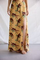 "Le Bali" Pleated Cowl Aline Dress view 3