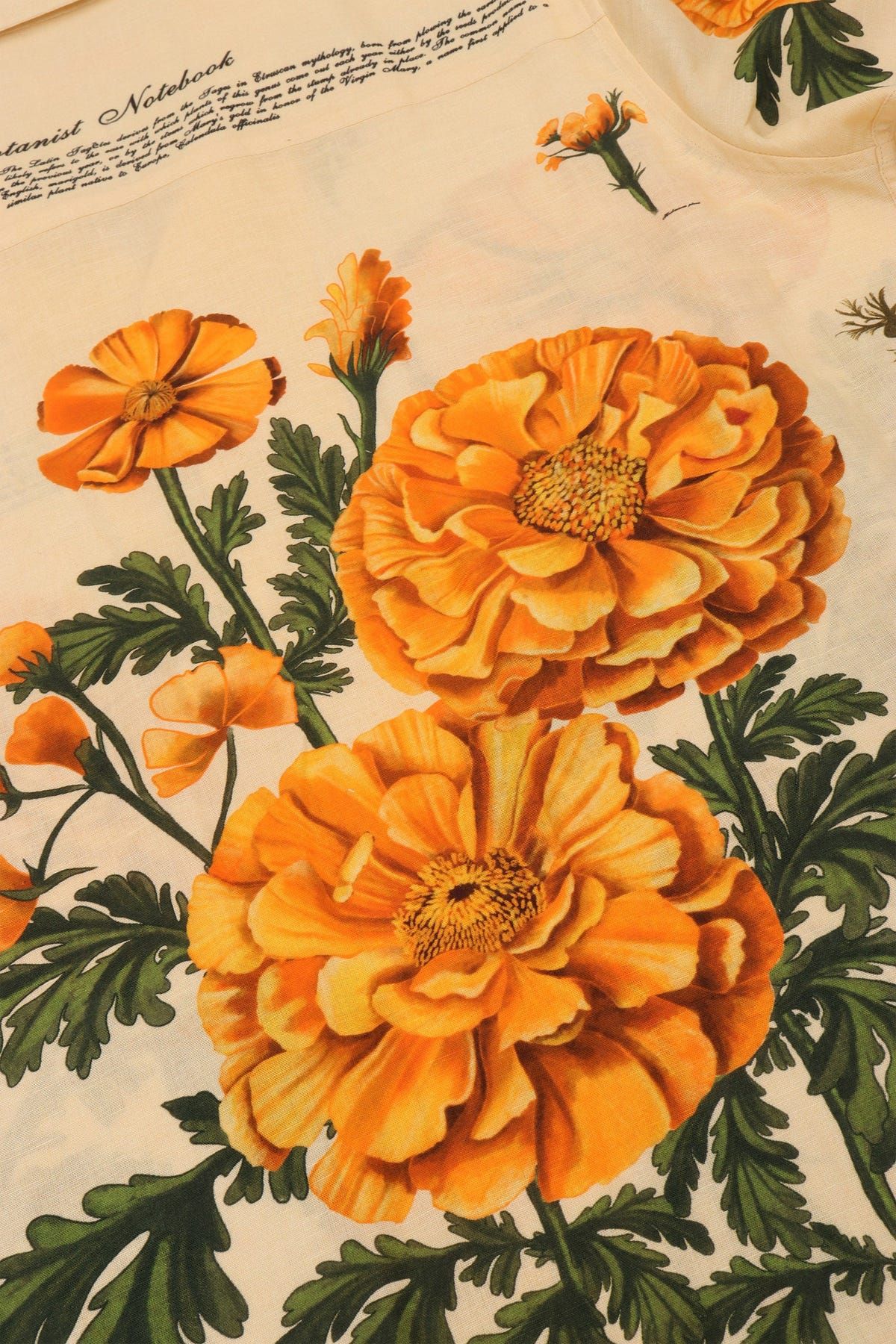 "Notes on marigold" linen shirt - image 2