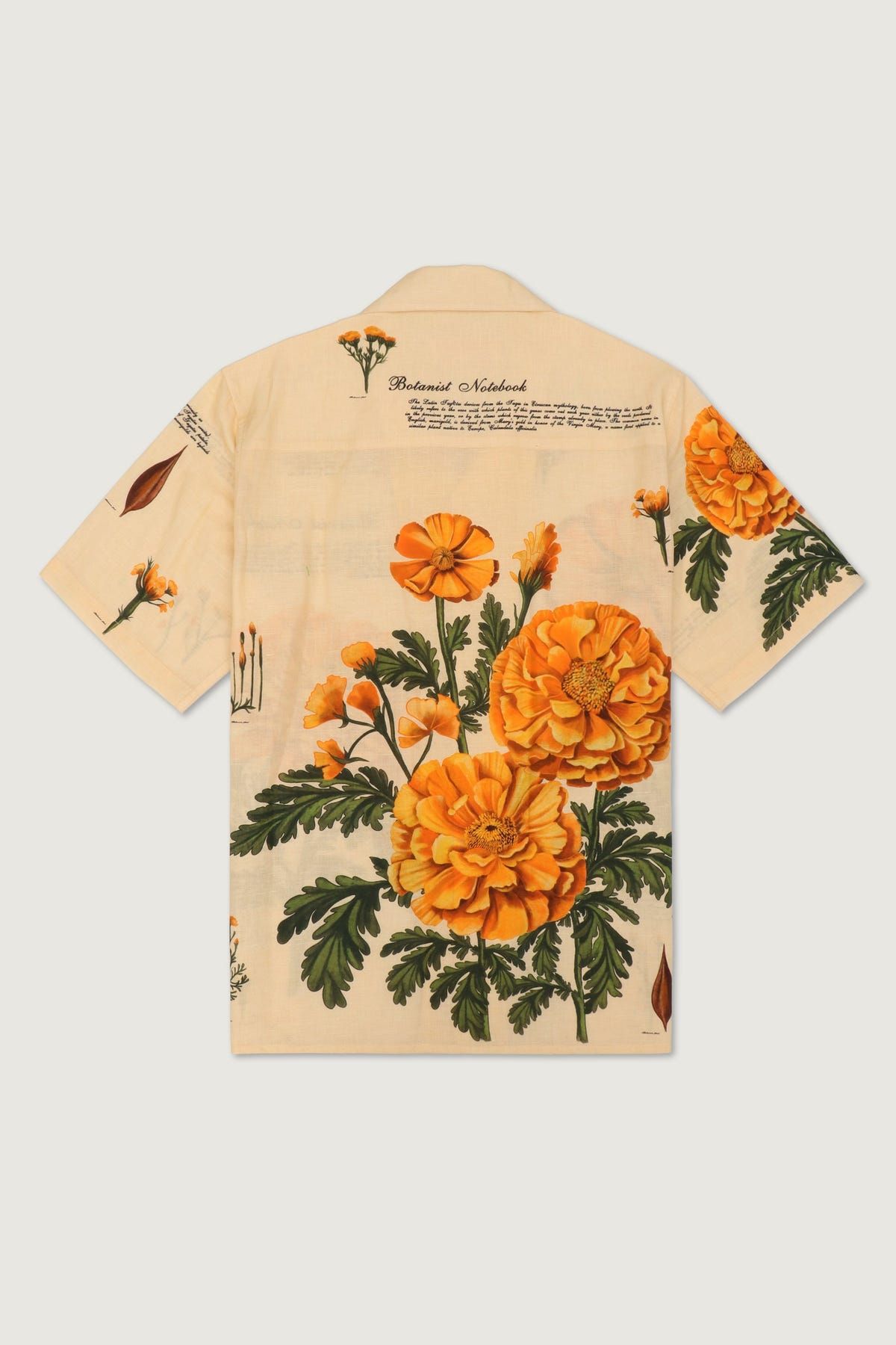 "Notes on marigold" linen shirt - image 3