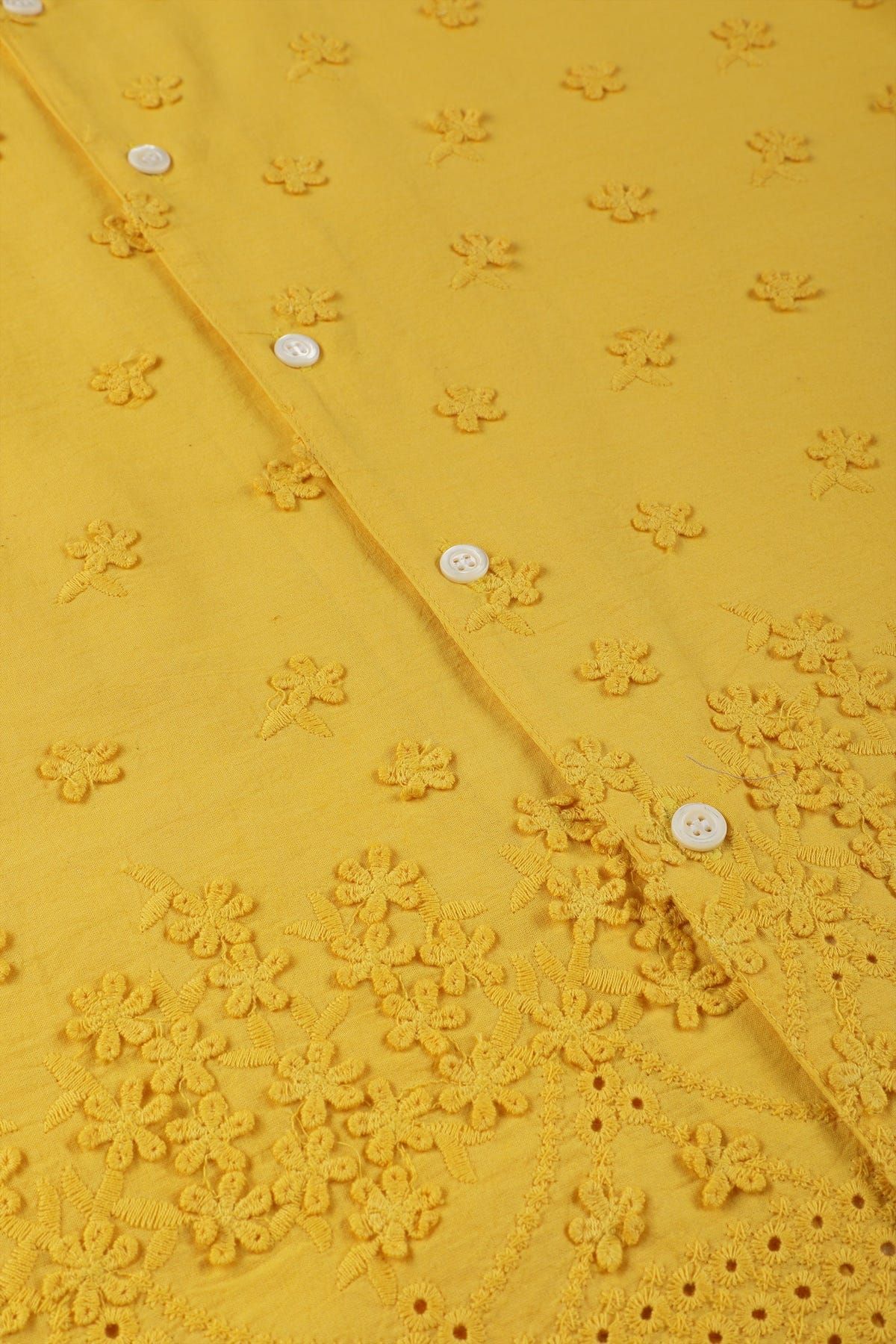 Floral embroidered cutwork - image 4