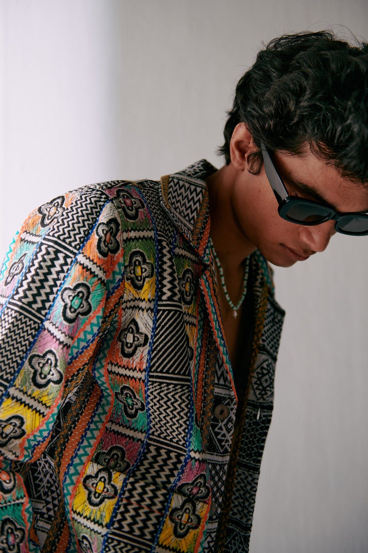 Retro jacquard jacket - image 3