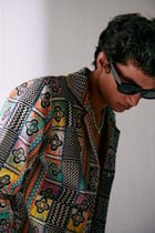 Retro jacquard jacket view 3