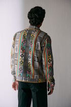 Retro jacquard jacket view 4