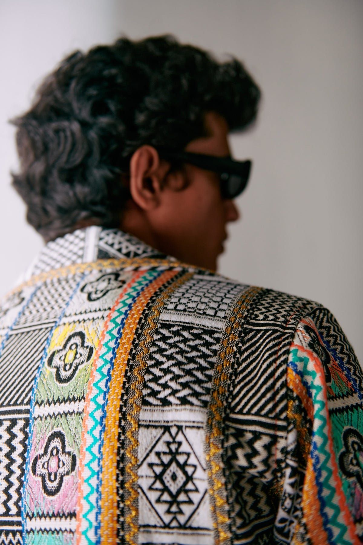 Retro jacquard jacket - image 7