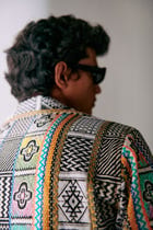 Retro jacquard jacket view 7
