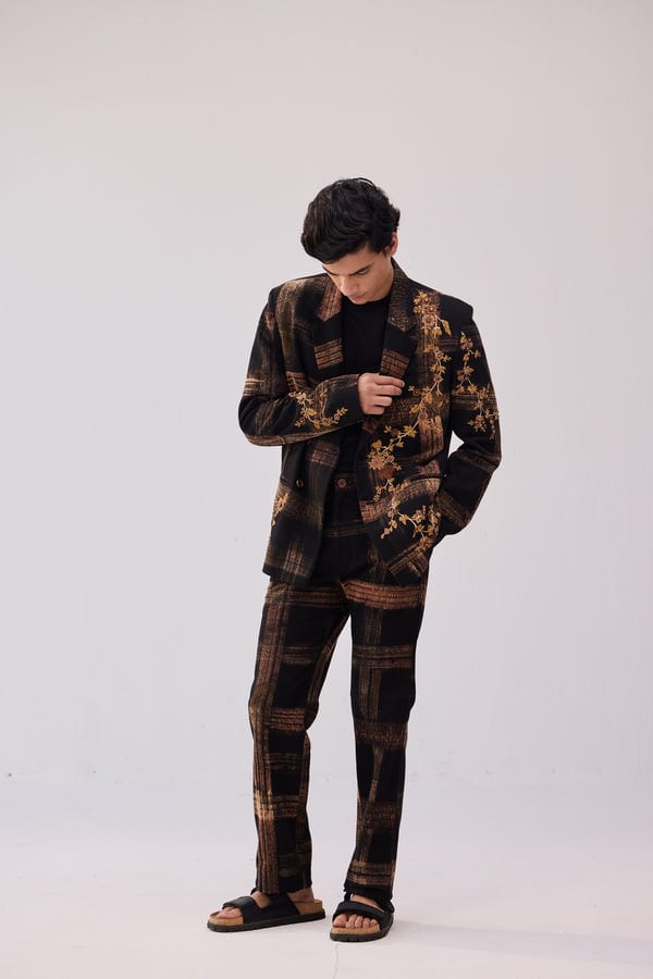Perte D'ego — Checked formal pants