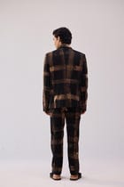Checked formal pants view 2