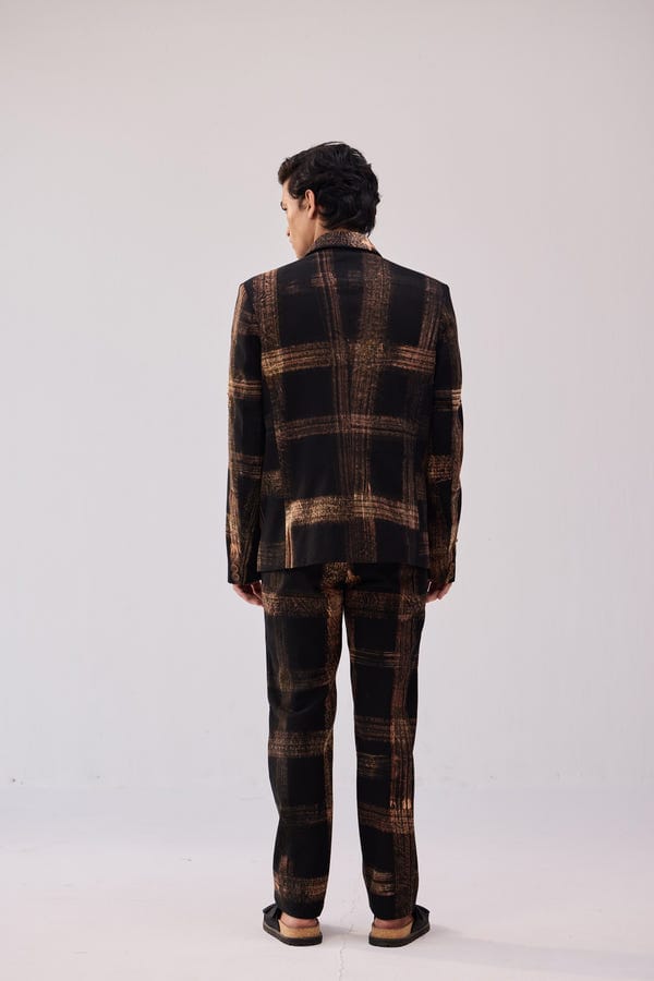 Perte D'ego — Checked formal pants
