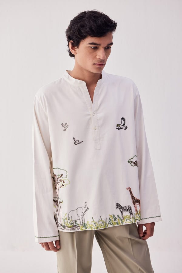 Perte D'ego — “Le Serengeti” resort shirt